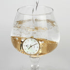 Relógio Feminino Casual Banhado a Ouro 18k